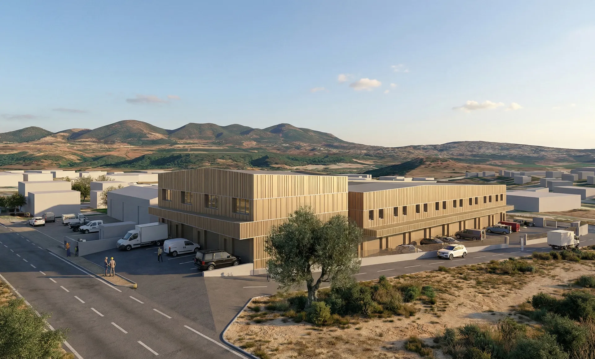 Hangars Baléone, locaux d'activité neufs dans la zone de Baléone à Ajaccio